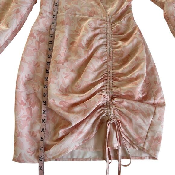 Sage the Label Athena Light Pink Floral Mini Dress Women’s Size Small NWT - Picture 8 of 11